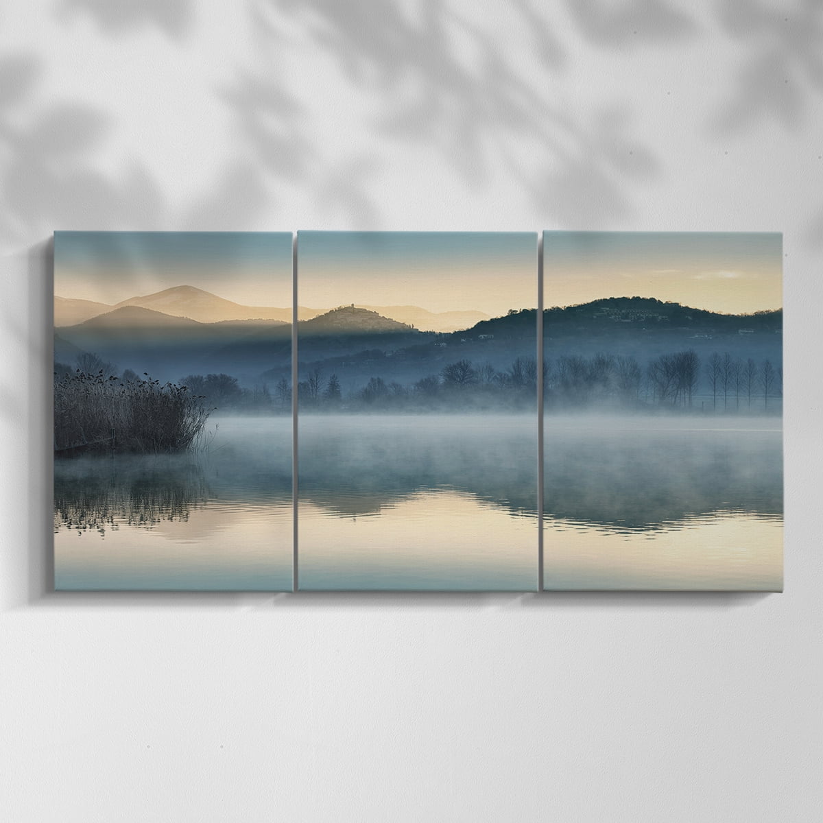 Wexford Home Quiet Morning - 32" x 64" Multi-Piece Canvas Art, Ready to Hang