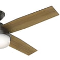 thumbnail image 3 of Hunter 52 inch Indoor Ceiling Fan with LED Light and Remote Control - Bronze Modern Ceiling Fan, Standard Mount, 4 Blades, For Bedroom, Living Room, or Kitchen, Quiet - Dempsey 59446, Noble Bronze, 3 of 16