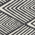 thumbnail image 6 of SAFAVIEH Micro-Loop Horatio Diamond Trellis Wool Area Rug, Charcoal/Ivory, 5' x 5' Round, 6 of 7