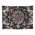 thumbnail image 5 of PRATYUS  Boho Mystic Mandala Tapestry Ethnic Vintage Bohemian Tapestry for Bedroom Aesthetic Hippy Gypsy Peacock Chakra Tapestry Wall Hanging Ombre Golden Shades Wall Tapestry 40x30inch, 5 of 6