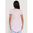 thumbnail image 4 of Womens Side Slit High Low Hem Tee, 4 of 4