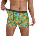 thumbnail image 2 of Kdxio Men's Boxer Briefs with Pineapple Print - Comfortable and Breathable Underwear for Everyday Wear, 2 of 7