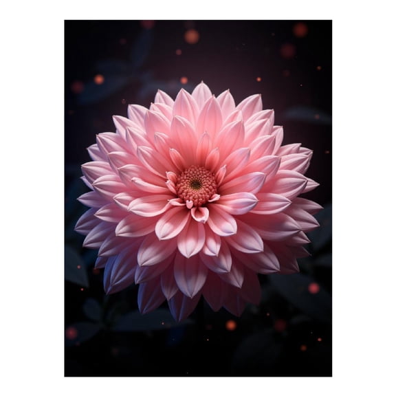 Diamond Art Kit for Adults, Pink Dahlia Blooming Elegance Diamond Painting for Adults Beginners, DIY Diamond Art Painting Kits, 5D Diamond Painting Crafts for Home Decor 12x16 Frameless