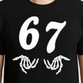 thumbnail image 3 of Six Seven 6 7 Meme 67 Skeleton Hand Halloween Costume – T-Shirt, Hoodie & Sweatshirt – Fun Halloween Apparel – Family &, 3 of 6