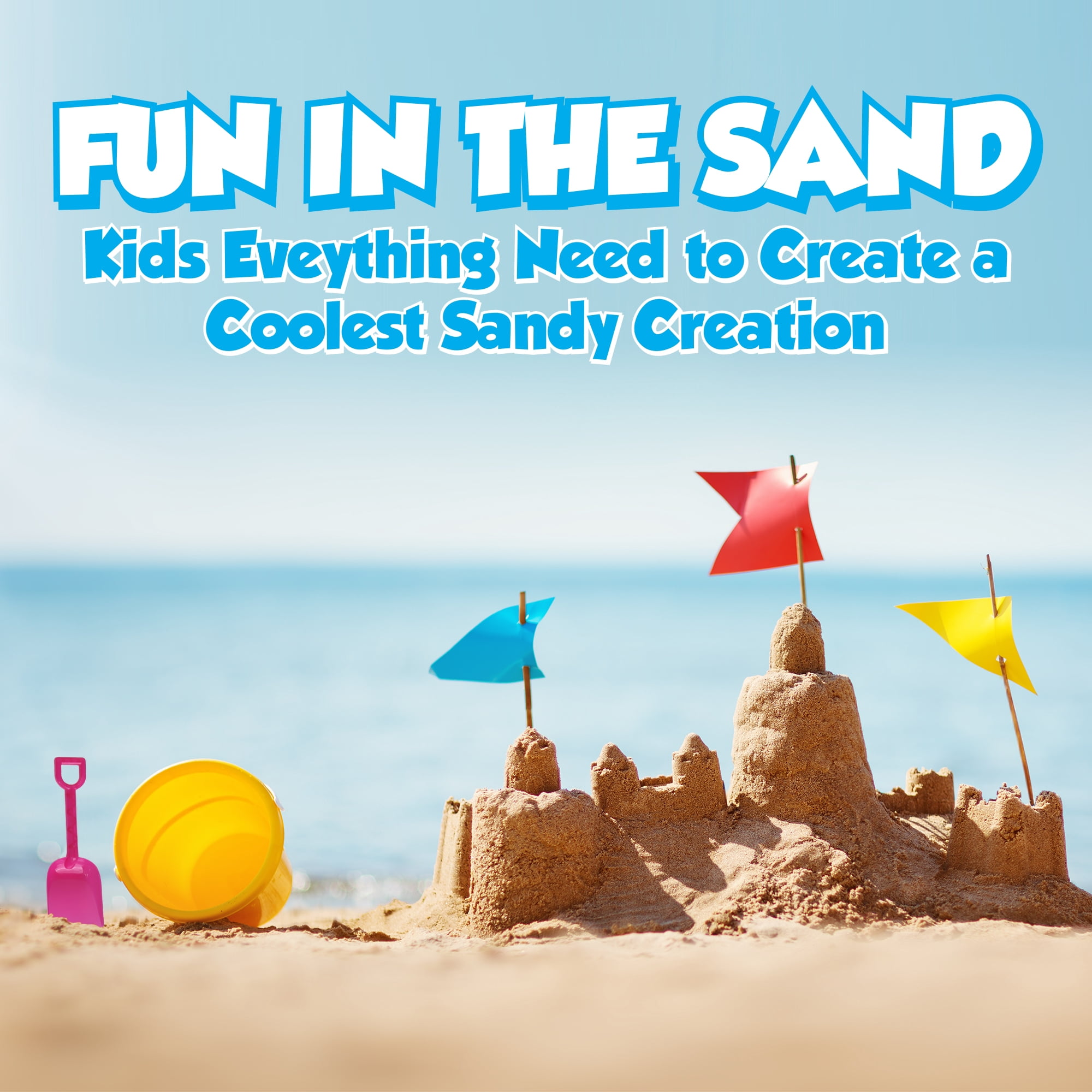 Glittery Plastic Beach Pails with Shovels 7 inches for Kids Sand Castle Bucket Mold Pail Summer Outdoor Pool Toys Practical Gift Party Favor & Prize Set of 4 Color Varies & CUSTOM Storage Carrier