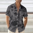 thumbnail image 2 of MDUKONU Chemise Homme Coupe Régulière Ajustée Non Rétractable pour Bureau Gris Clair XXXXXXL, 2 of 5