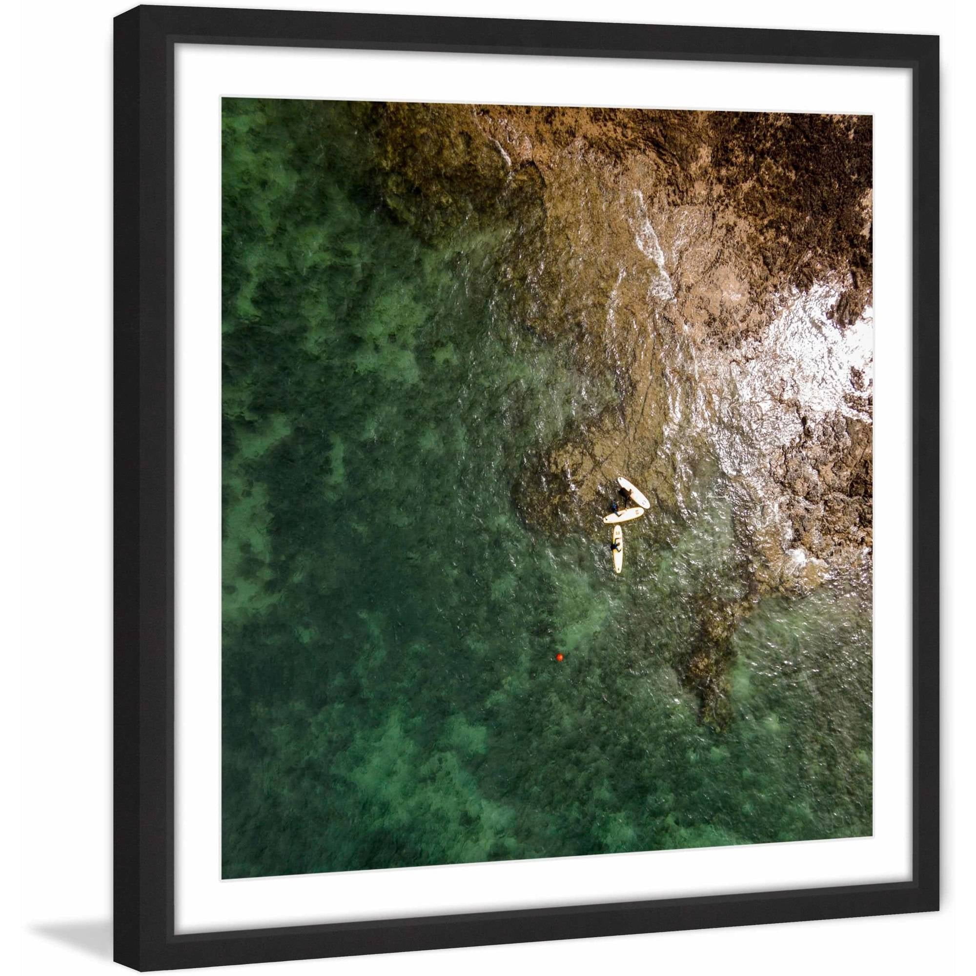 "Taking a Break" Framed Painting Print
