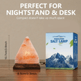 thumbnail image 6 of Himalayan Salt Lamp, with Wood Base, 6 of 8