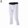 thumbnail image 1 of Mens Compression Pants 3/4 Shorts Sports Leggings Basketball Shorts Leg FAST C9X2, 1 of 9