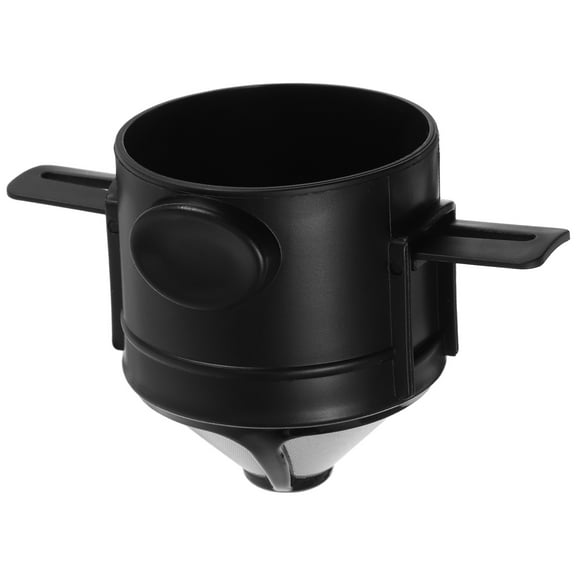 RENACLIPY Portable Stainless Steel Drip Coffee Filter Cone with ABS Handle for Home and Travel Brewing