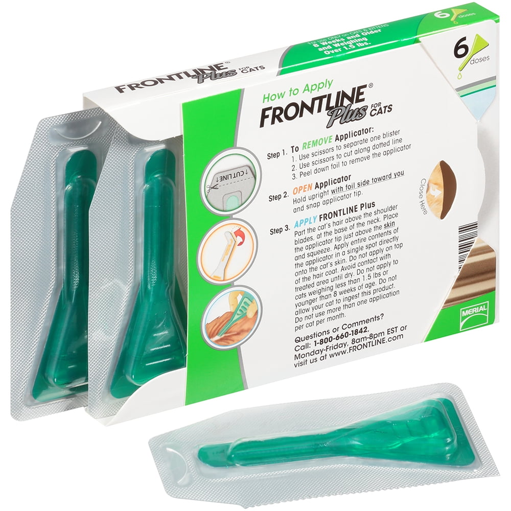 frontline plus cats 6 doses