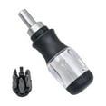 thumbnail image 1 of XD14020 6 in 1 Stubby Ratcheting MultiBit Screwdriver - pack of 6, 1 of 1