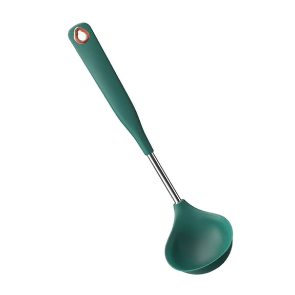 BEADCEST Soup Ladle Silicone 1Set 12.97X3.34X1.57In