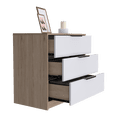 thumbnail image 2 of Cómoda 3 Cajones P/habitación Kaia Rovere Blanco/Marrón, 2 of 5