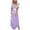 #4 Purple Dresses, variant on Staron Womens Summer Dress Loose Hawaiian Sleeveless Maxi Long Sundress Split Casual Spring Party Beach Dresses with Pockets Gray S