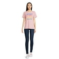 thumbnail image 2 of PositiviTees Women's Fall Graphic T-Shirt, Seasonal Short Sleeve Tee Fall Fun, Sizes S-3XL, 2 of 5