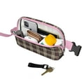 thumbnail image 2 of Retro Checkerboard Belt Bag – Vintage Plaid-Inspired Fanny Pack with Artistic Farmhouse Vibe, 2 of 4