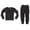Black, variant on At The Buzzer Thermal Underwear Set for Boys (Black, 18-20)