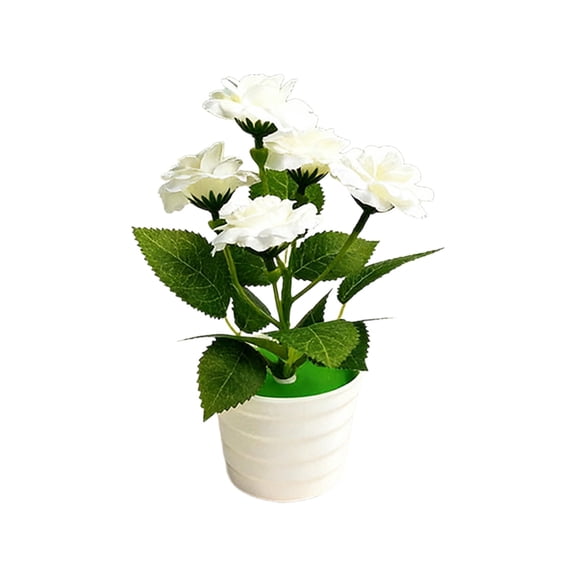 PBAZIH Simulated Flower Bonsai Plastic Decoration for Home and Office Realistic Green Plant Ornament for Living Room, Dining Room, and Workspace Ambiance