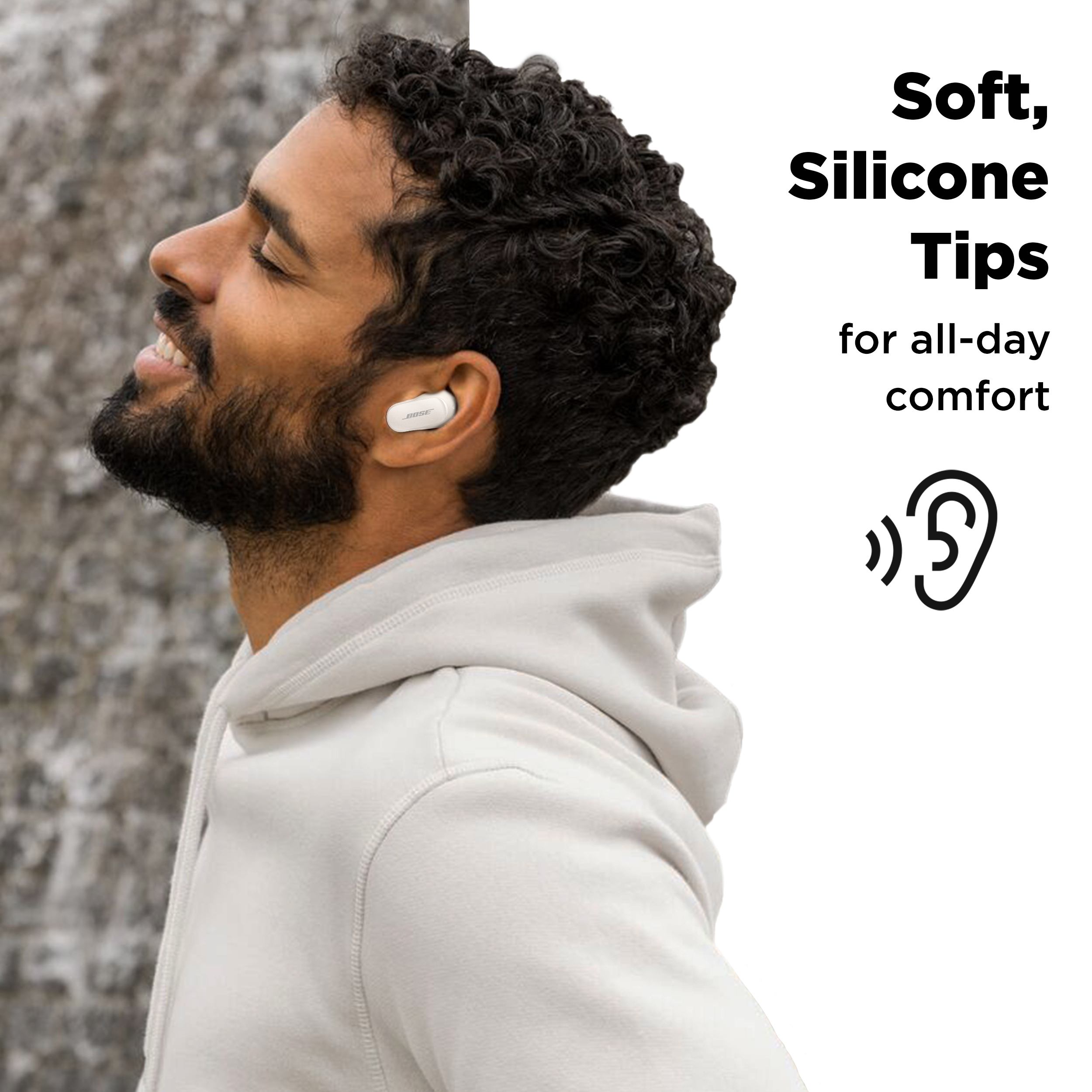 Bose QuietComfort Earbuds II, Noise Cancelling True Wireless Bluetooth  Headphones, Soapstone