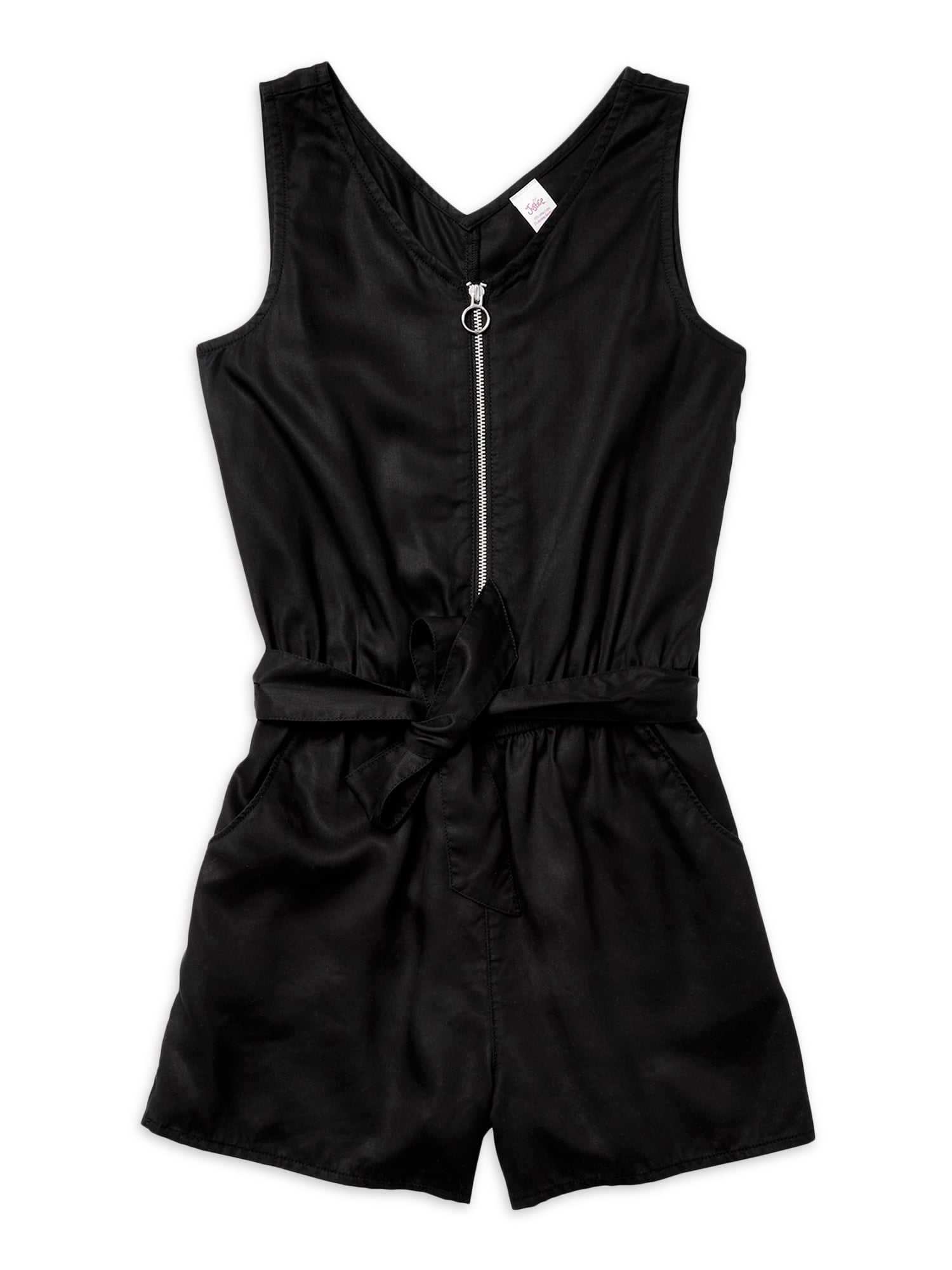 Justice Girls Zip Front Romper, Sizes XS-XXL