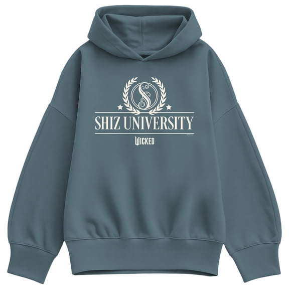 Wicked - Shiz University - Ladies Oversized Fleece Hoodie Sweatshirt