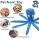 thumbnail image 5 of Juego de 2 juguetes de pulpo para perros, juguetes chirriantes para perros, juguete de peluche para perros pequeños y medianos, 5 of 5