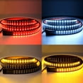 thumbnail image 5 of 47.2in Triple Tailgate Strip Light Bar, 6 Modes 3 Rows Running Turn Signal Brake Reverse Tail Lights for Pickup Trailer SUV RV VAN Jeep Car, 5 of 6