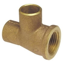 Nibco Tee,Cast Bronze,3/4" Tube,CxFNPTxC 714 3/4
