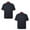 Black Red, variant on 2 Pack Unisex Short Sleeve Chef Coat Jacket, Dark Gray