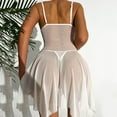 thumbnail image 6 of Sngxgn Nightgown Long Women's Long Sleeve Sleepwear Full Length Nightshirt Soft Sleep Gowns(White,XL), 6 of 6