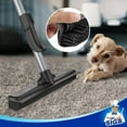 MR.Siga 3 in 1 Pet Hair Removal Rubber Broom, 62 inch Handle, Shower