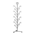 thumbnail image 1 of Village Wrought Iron MD-S-8-51 Heart Mitten Dryer Stand, 1 of 1