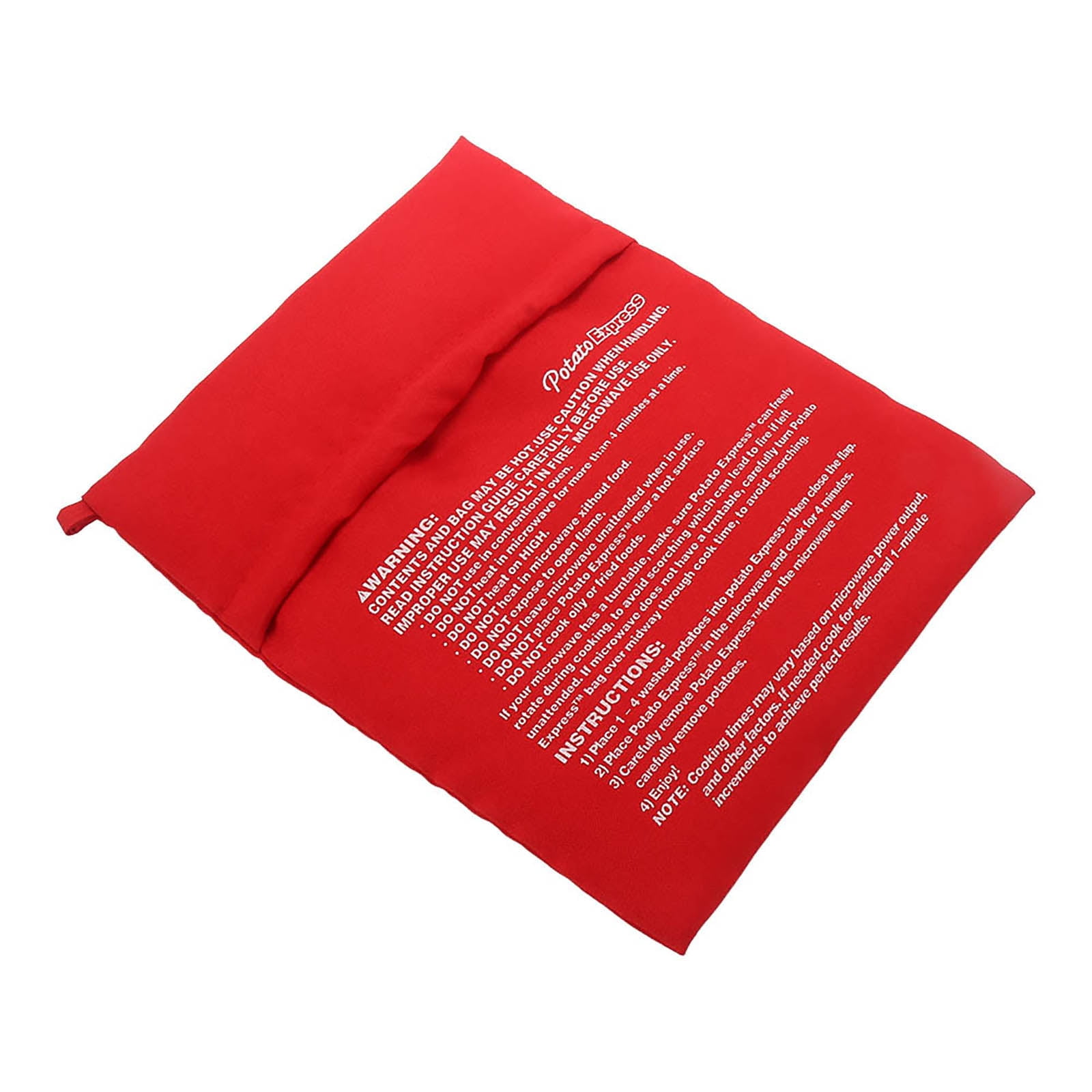 Reusable Microwave Potato Cooker Potato Pouch Cooker Red Microwave