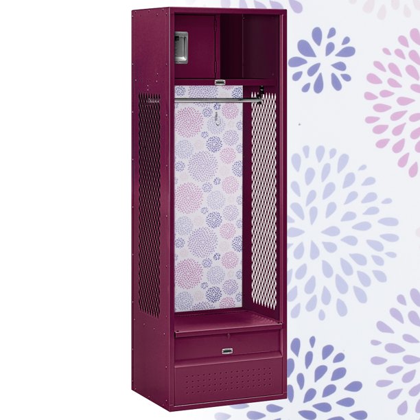 Mind Reader Flower Locker Wallpaper, Repositionable, Interior Film