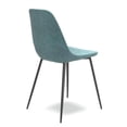 thumbnail image 2 of Pemberly Row Performance Velvet Side Chairs (Set of 2) in Ocean, 2 of 6
