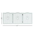 thumbnail image 5 of Trimate Wooden Free Standing Pet Gate for Small Dogs and Cats, Grey, 5 of 11