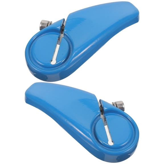 HOMEMAXS Blue Bike Handlebar Grips Made of Durable Aluminium Alloy for Long Lasting Use on Bikes 1 Pair