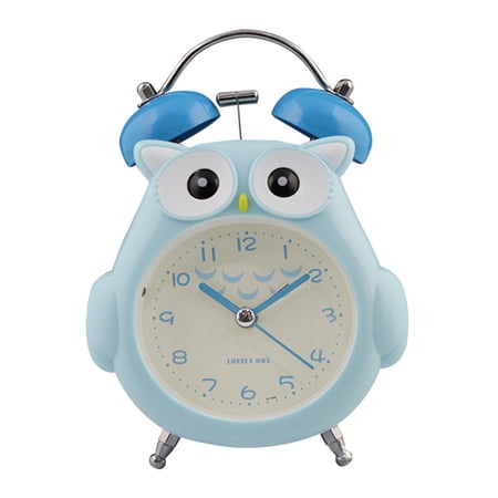WHAMVOX Owl Alarm Clock Cartoon Alarm Clock Student Child Size