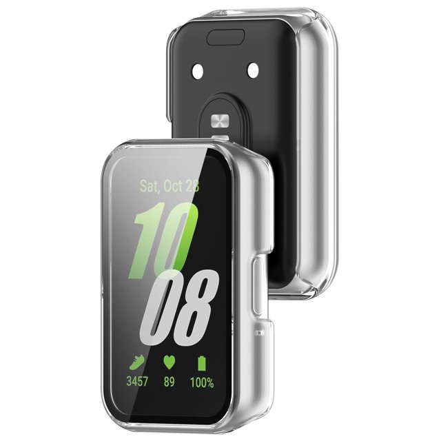 WIFKLSIIPG Integrated PC & Tempered Glass Case Compatible with Smartwatch Bands Durable Cover for Electronic Wearables