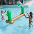 thumbnail image 3 of Inflatable Water Party Volleyball Stand Pool Interactive PK Float Adult Water Basketball Stand Entertainment Beach Ball, 3 of 6