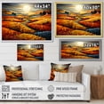 thumbnail image 4 of Designart "Revealing Countryside Blend II" Farm Floater Framed Wall Art Living Room, 4 of 5