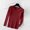 (A1)Wine, variant on Otvok V Neck Ribbed Slim Fit Sweater for Women, Long Sleeve Solid Pullover, Stretchy Basic Layering Top for Autumn Winter