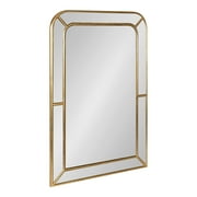 Kate and Laurel Lamson Transitional Framed Wall Mirror, 20 x 30, Gold, Sophisticated Glam Wall Decor