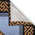 thumbnail image 3 of Ambesonne Greek Kitchen Curtains, Traditional Amphora Shape, 55"x39", Lavender Orange and Black, 3 of 3