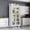 White A, variant on Wohh Kitchen Pantry Cabinet with Wheels, 65.2" Tall Storage Cabinet with Double Doors and Shelves, Metal & PC Microwave Stand Organizer, Freestanding Utility Cupboard for Dining Room