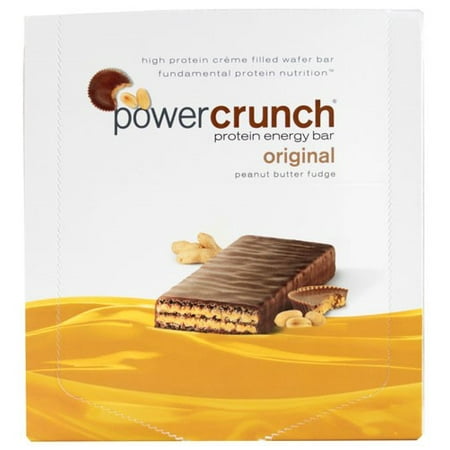 Puissance Crunch Protein Energy Bar, Fudge au beurre d'arachide, 1,4 Oz