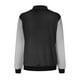 thumbnail image 5 of Chaquetas y abrigos casuales sin capucha de manga larga para mujer Sudadera holgada de manga larga con cremallera Chaqueta informal de béisbol de punto grueso Chaqueta de poliéster para mujer, 5 of 5