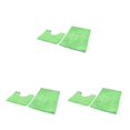 thumbnail image 4 of Cateissary Alfombra de textura de poliéster con parte inferior antideslizante lavable a máquina y sin daños en el suelo verde fruta 50*80 + Type1 NO1, 4 of 6