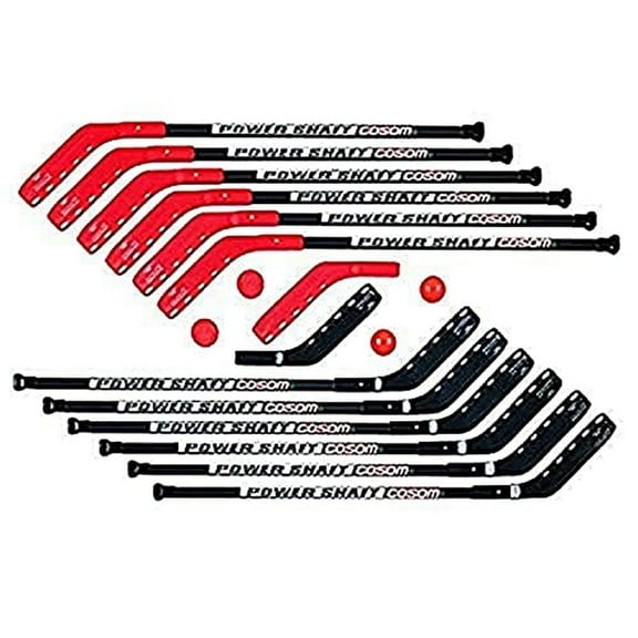 Cosom Junior Hockey Sticks for Kids, 16 Pieces, 42" Power Shaft